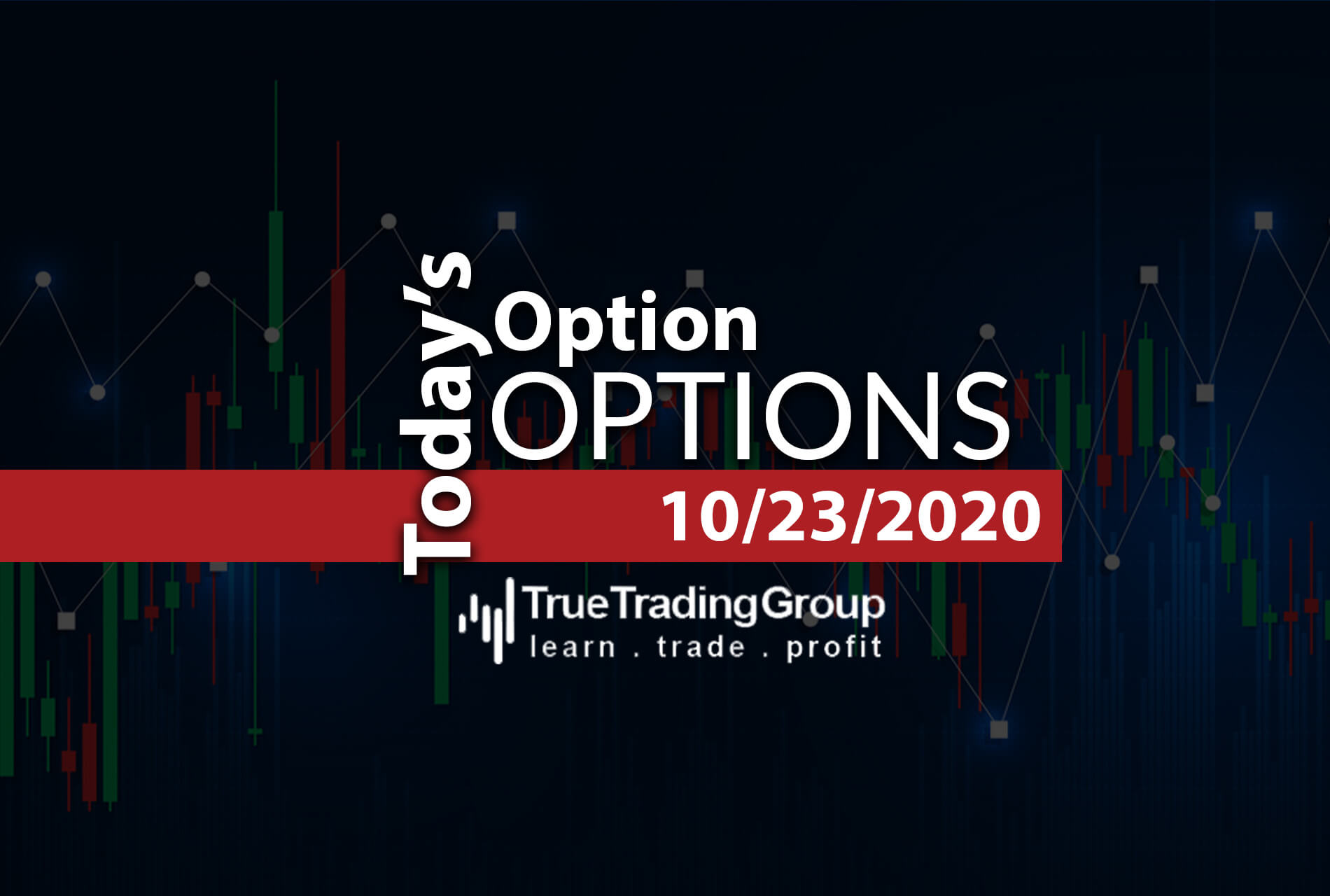 Today’s Option Options 10/23/2020 True Trading Group
